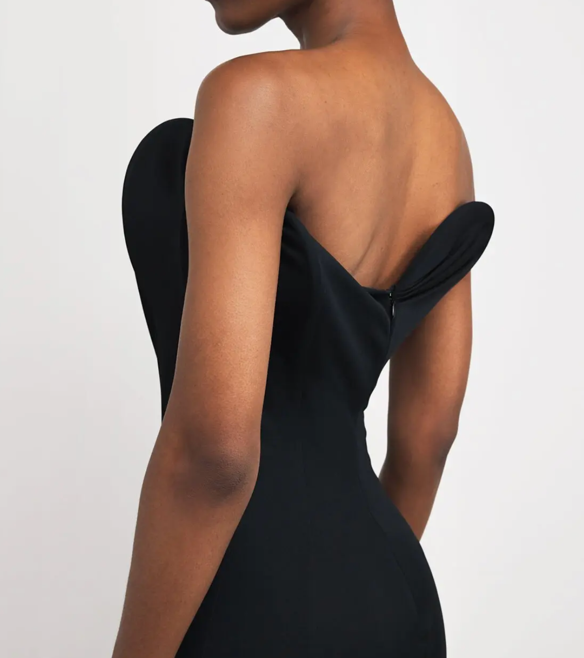 Victoria Beckham  Wave-Detail Gown