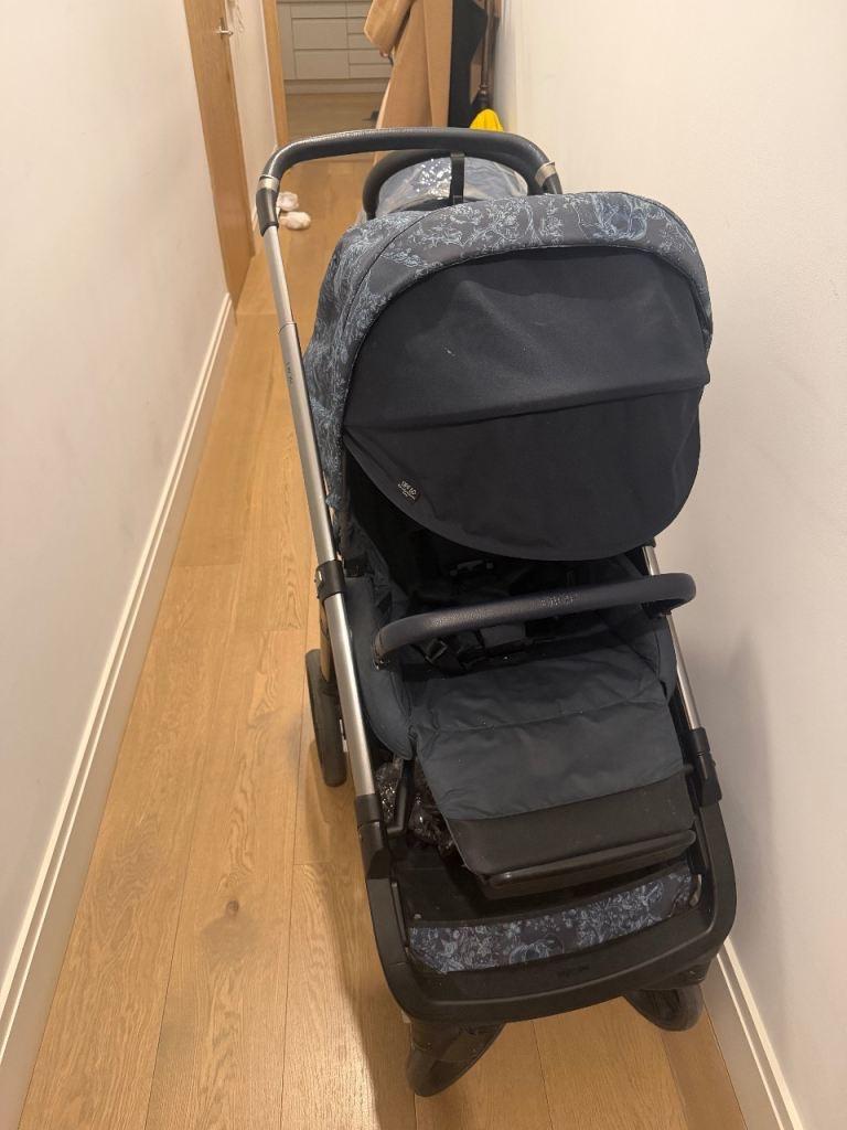 Dior Blue Oblique Dior Baby Stroller