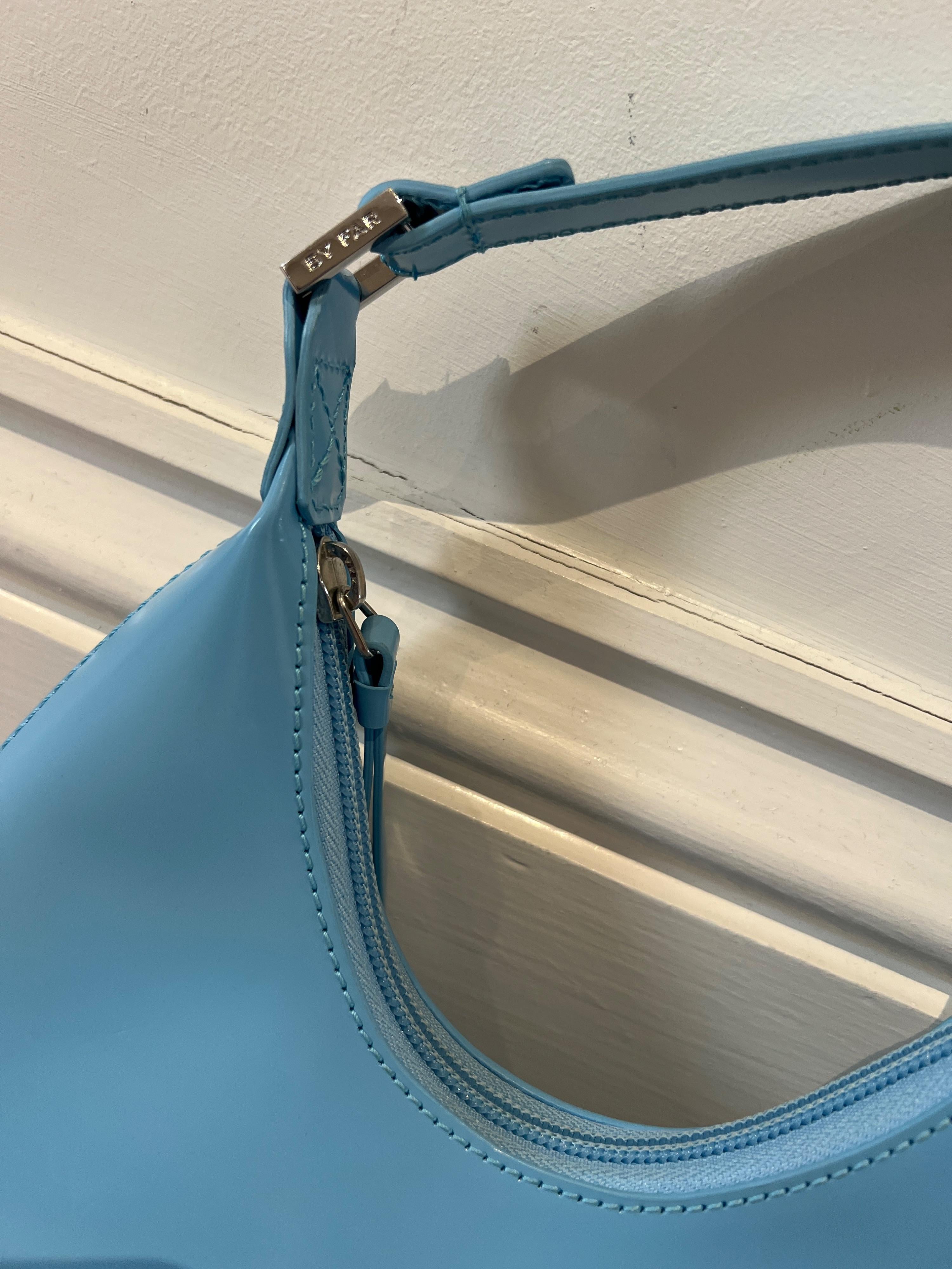 ByFar Blue Baby Amber Shoulder Bag