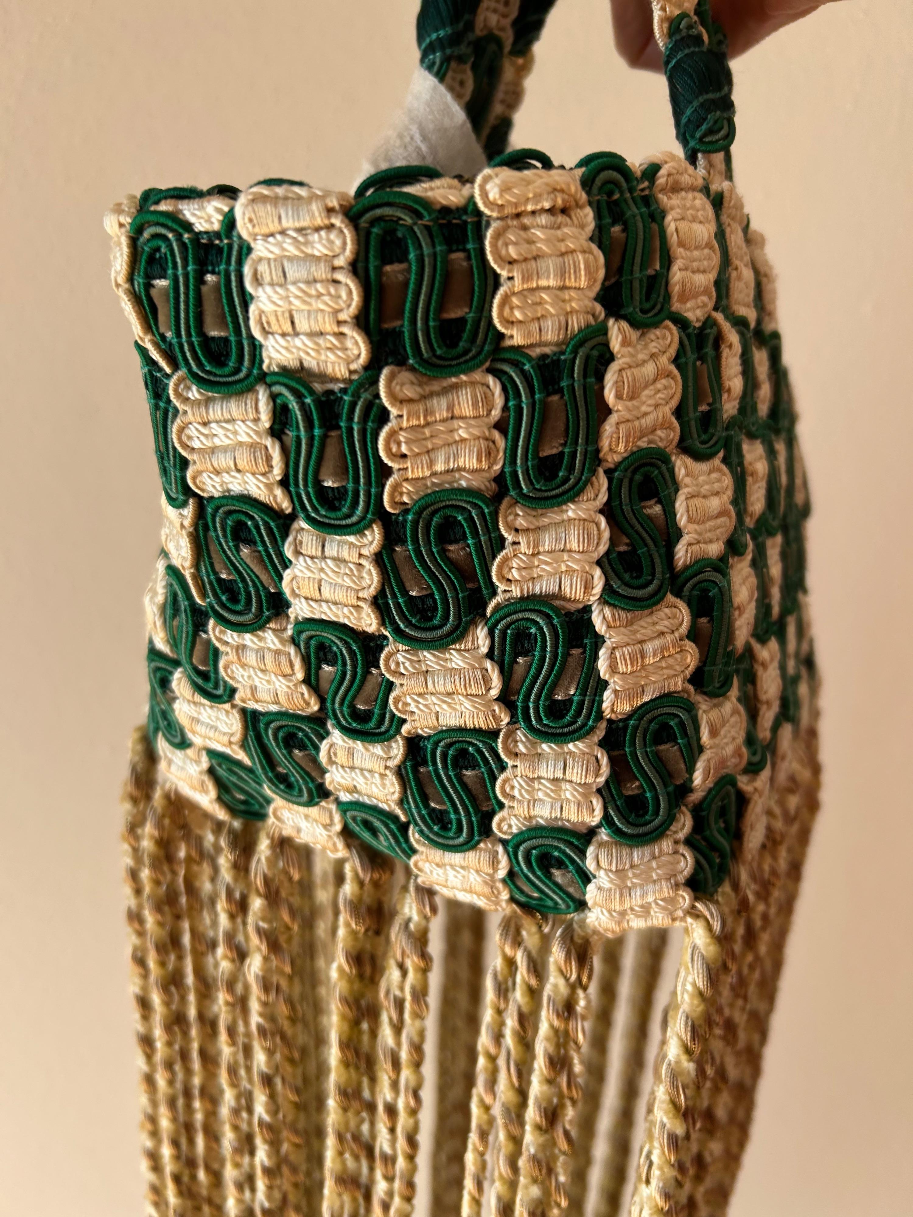 Borbonese Woven Boho Bag