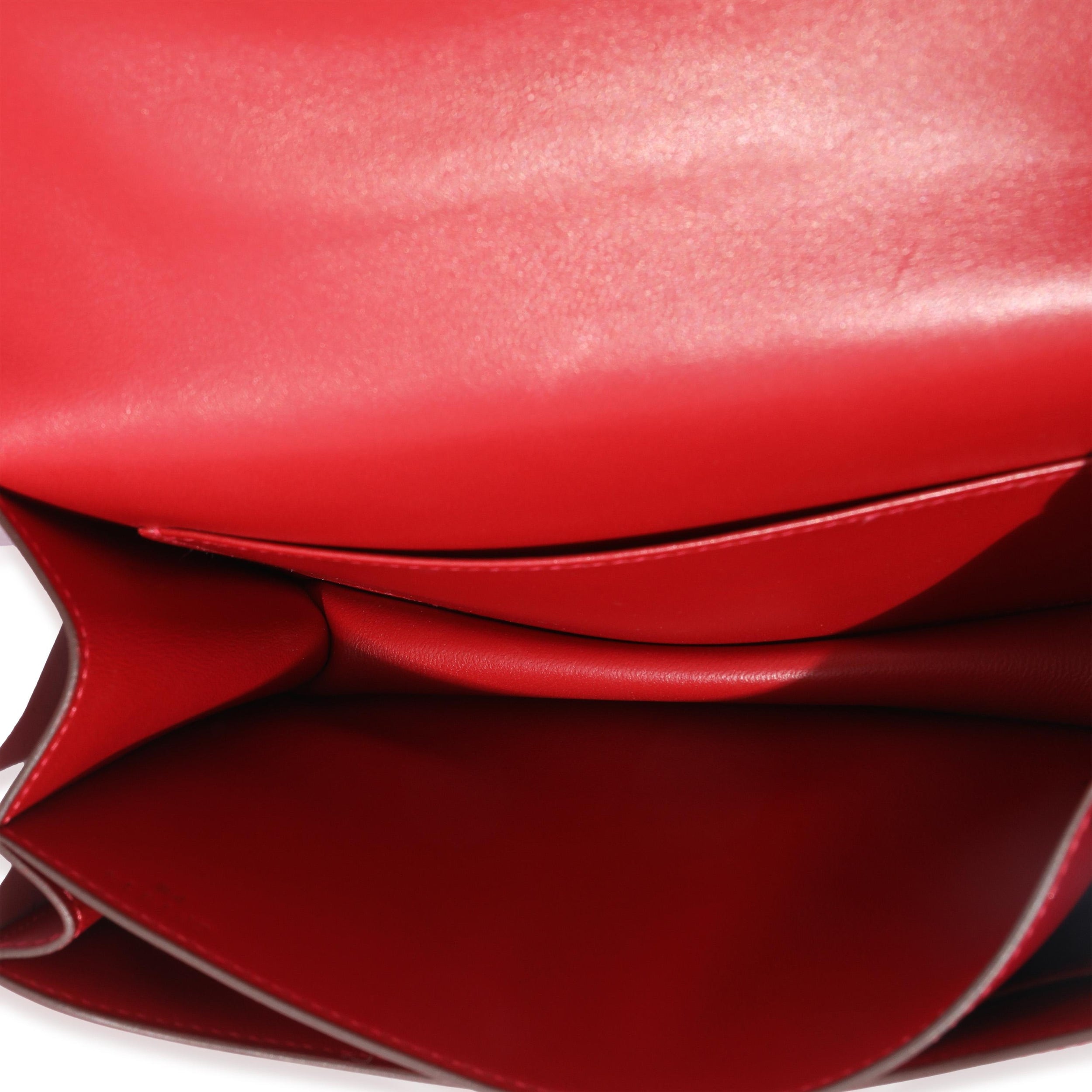 Hermès Rouge Casaque Swift Constance 18 GHW