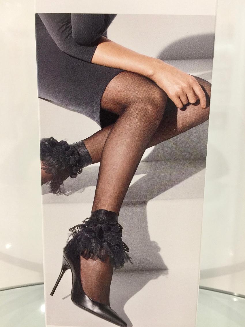 Wolford Limited Edition tulle and lace gaiters
