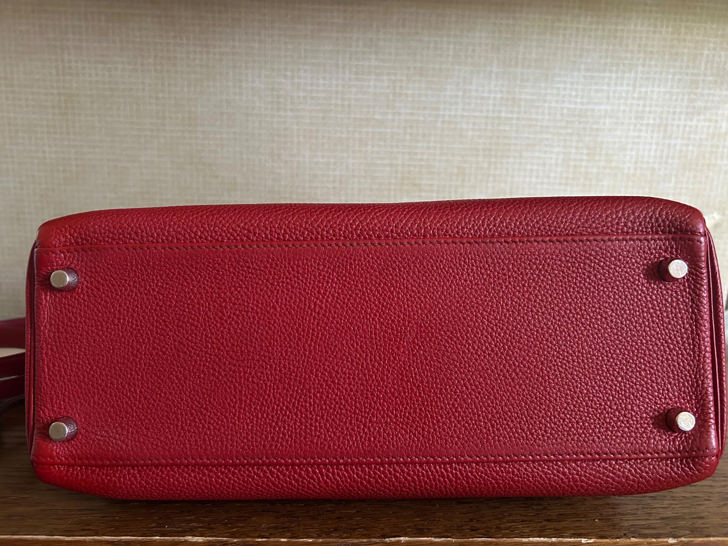 Hermes Rouge Garance Kelly 32cms