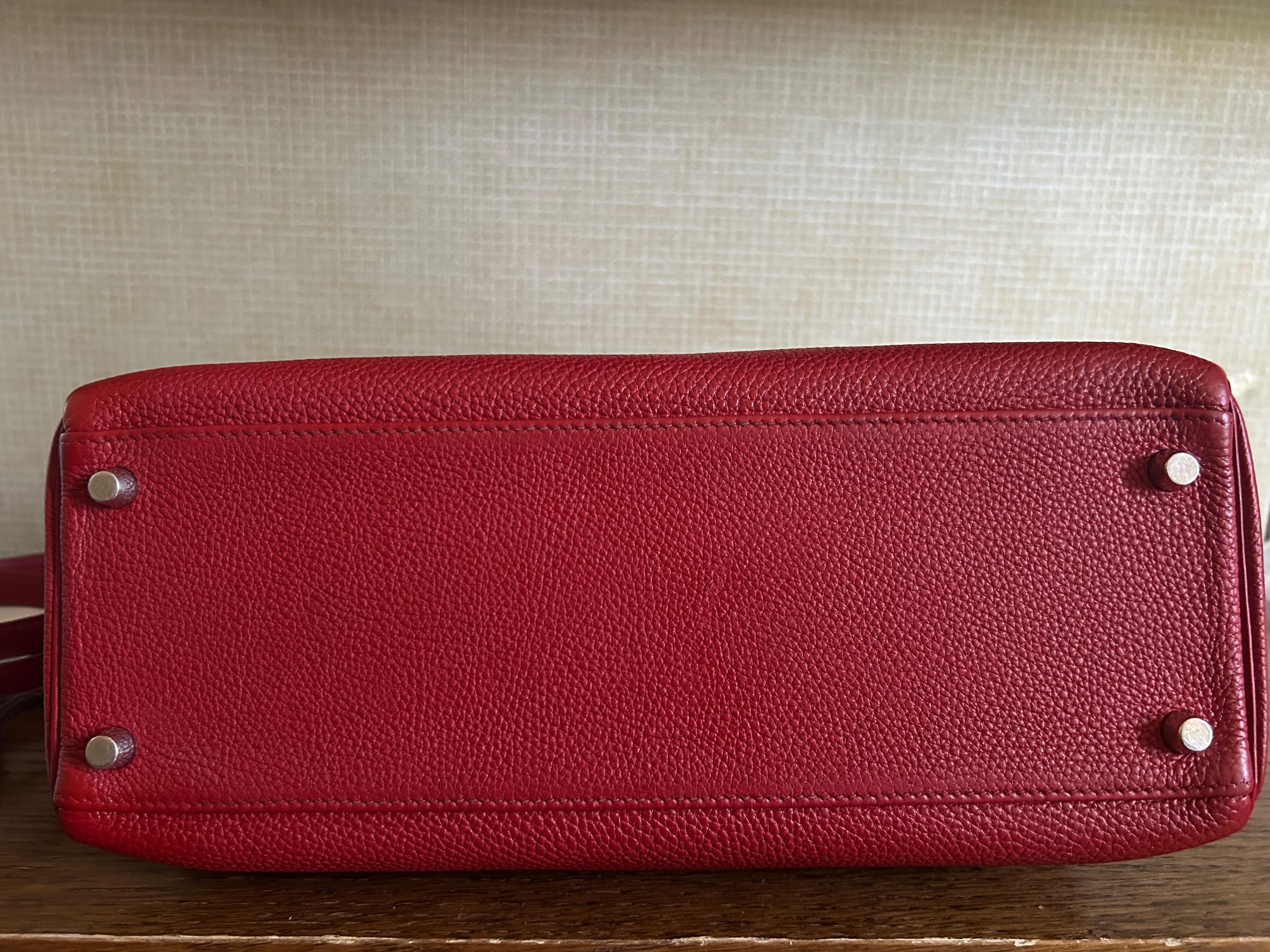 Hermes Rouge Garance Kelly 32cms