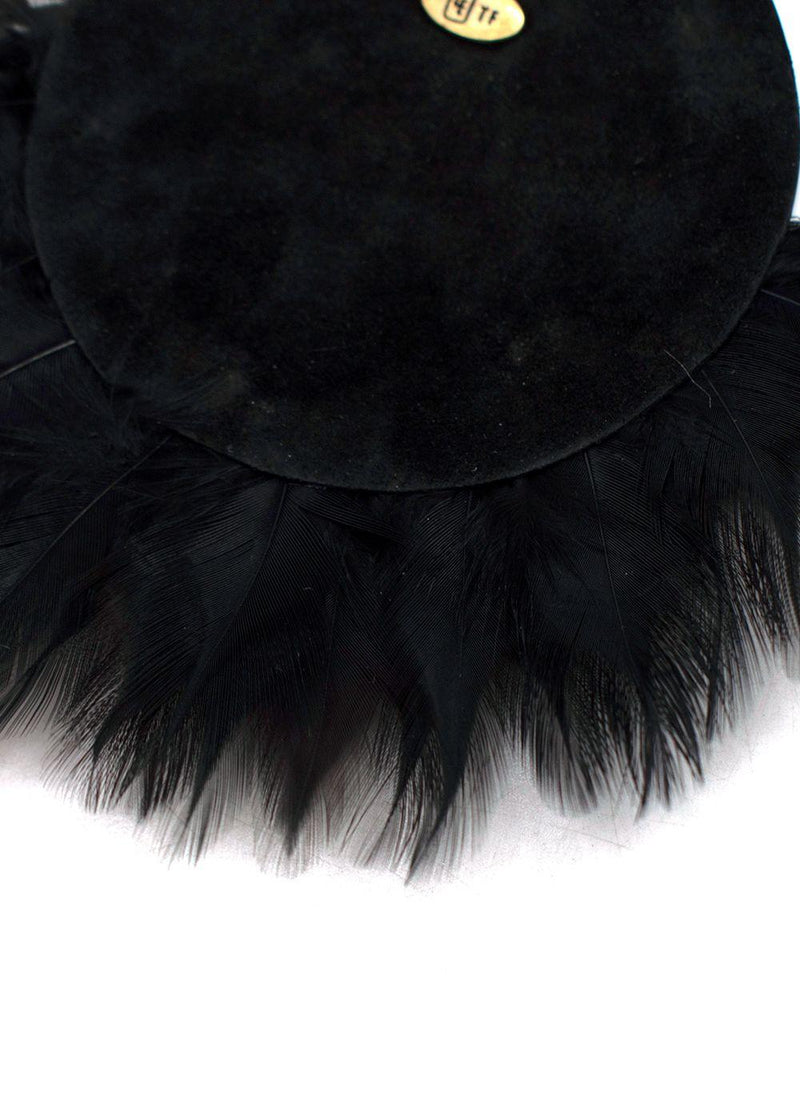 Tom Ford Statement Feather Earrings