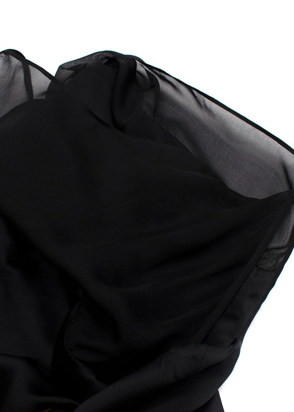 SIR Black Dunya Silk Cami Top