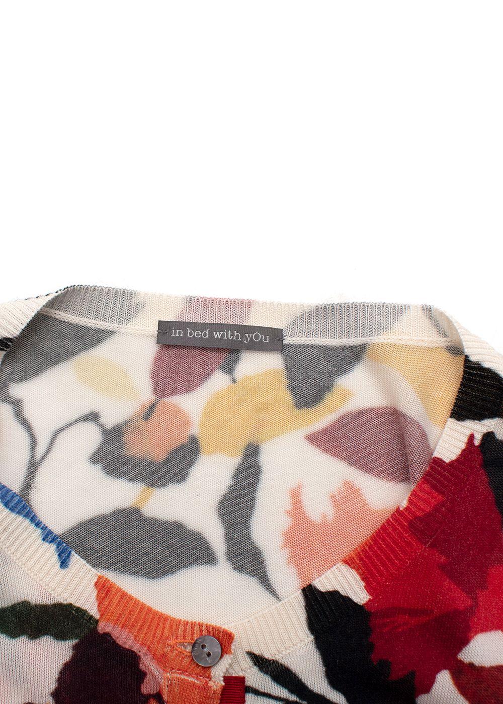 In Bed With You Floral Knit Cardigan