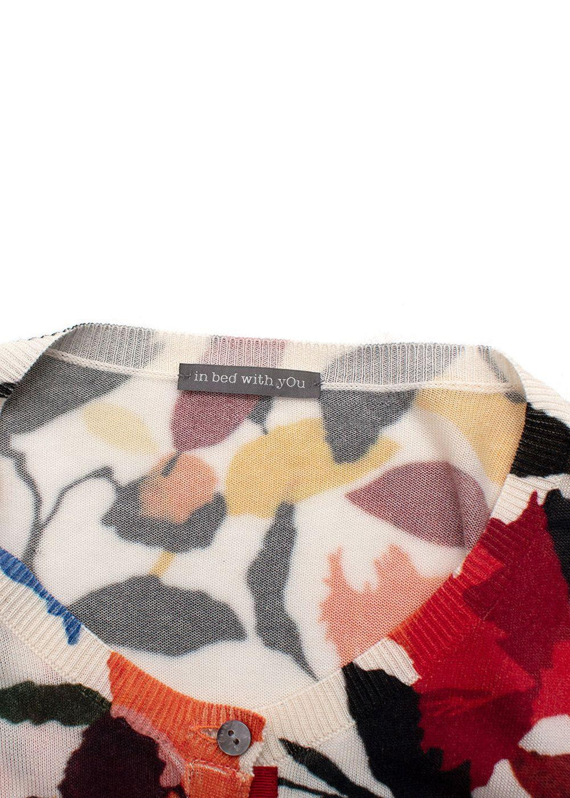 In Bed With You Floral Knit Cardigan