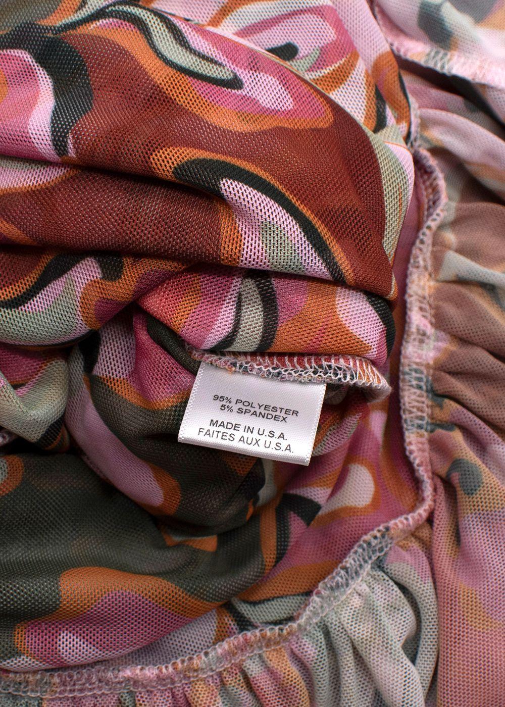 Misa Los Angeles Floral Resort Batik Mesh Alethea Dress