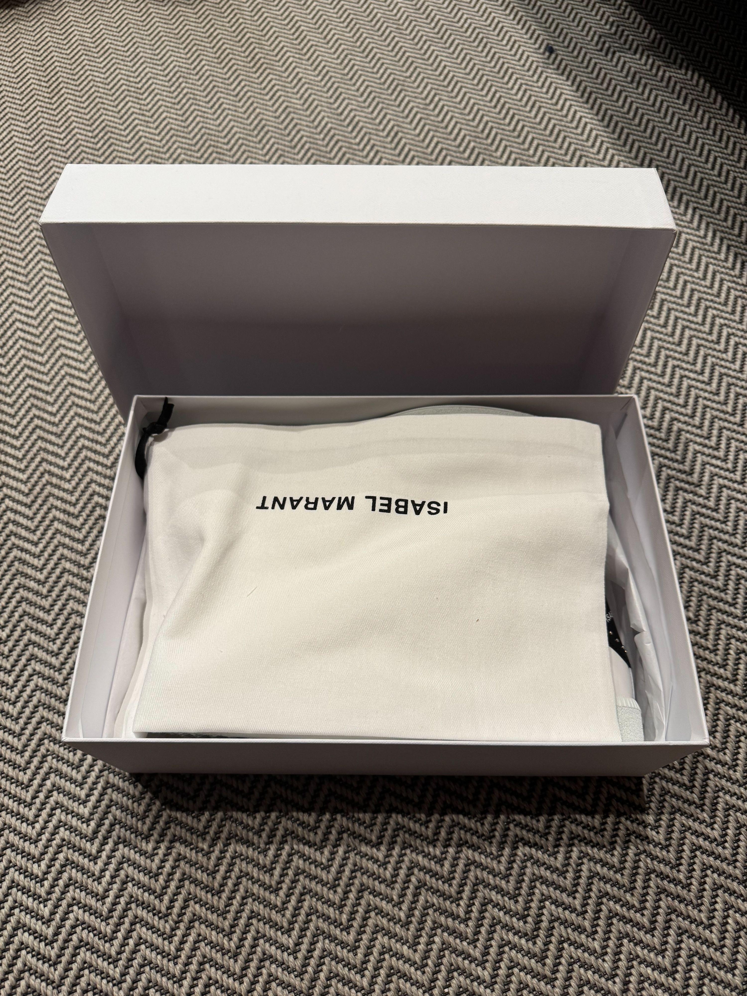 Isabel Marant White Beth Sneakers