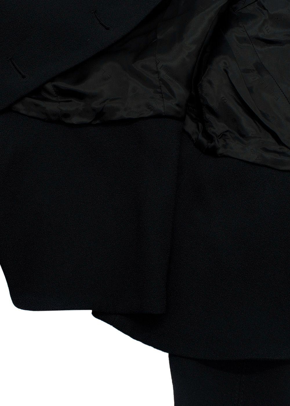 Elie Saab Black Peplum Jacket