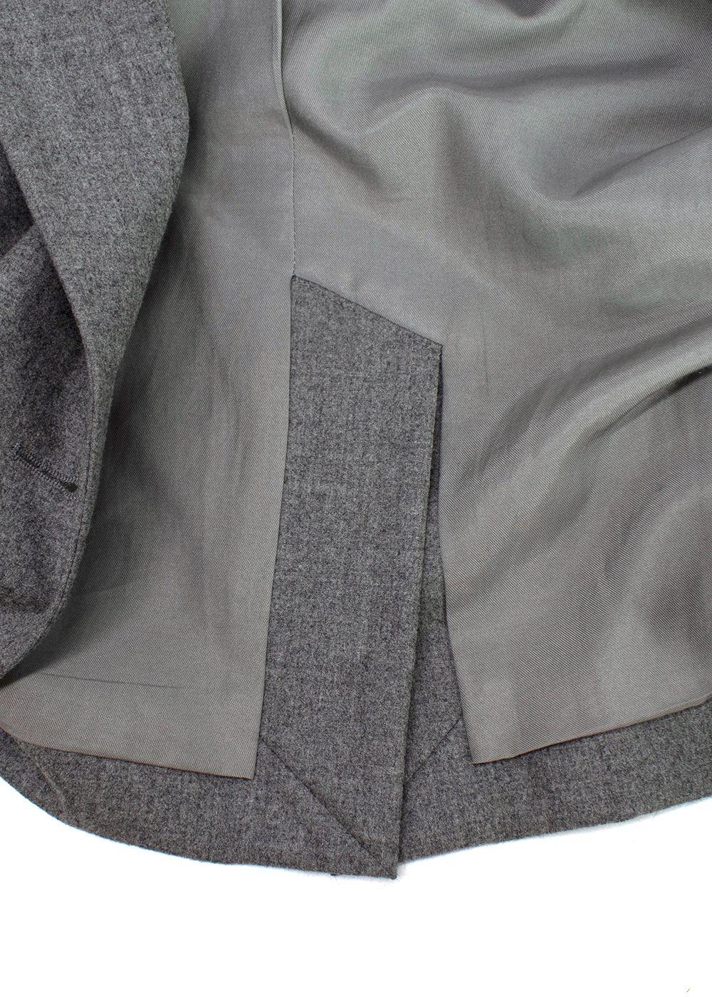 Chloe Grey Single Breasted Wool Blazer