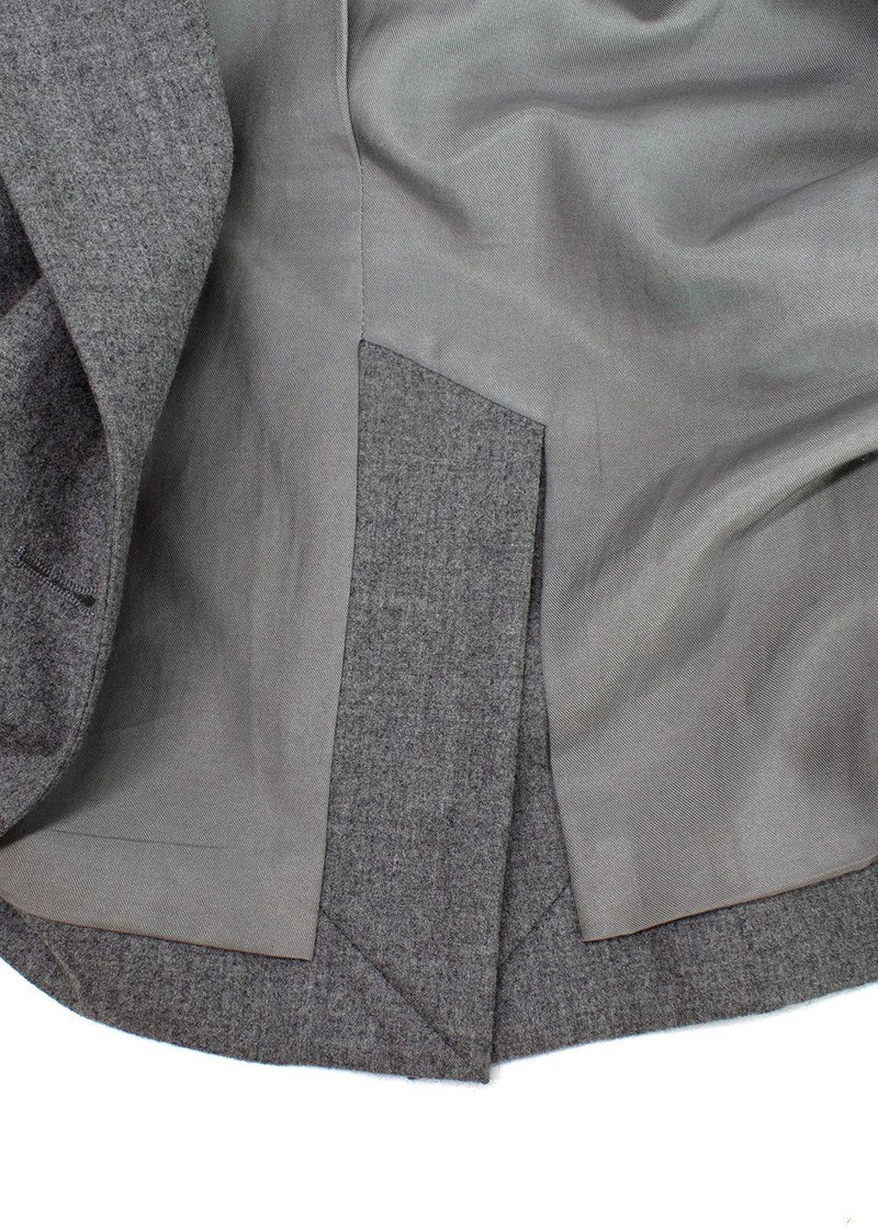 Chloe Grey Single Breasted Wool Blazer