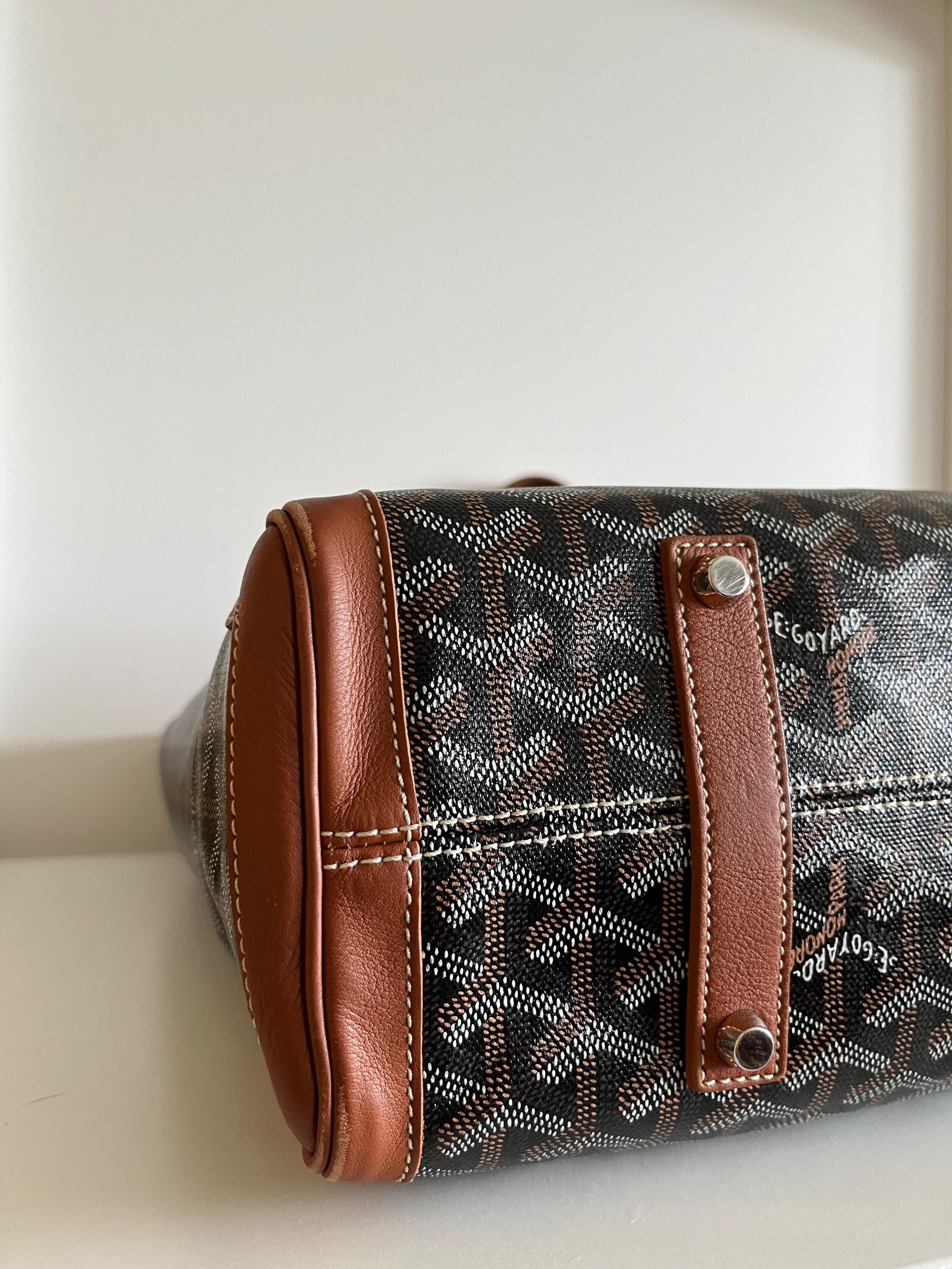 Black & Tan Voltaire Tote Bag