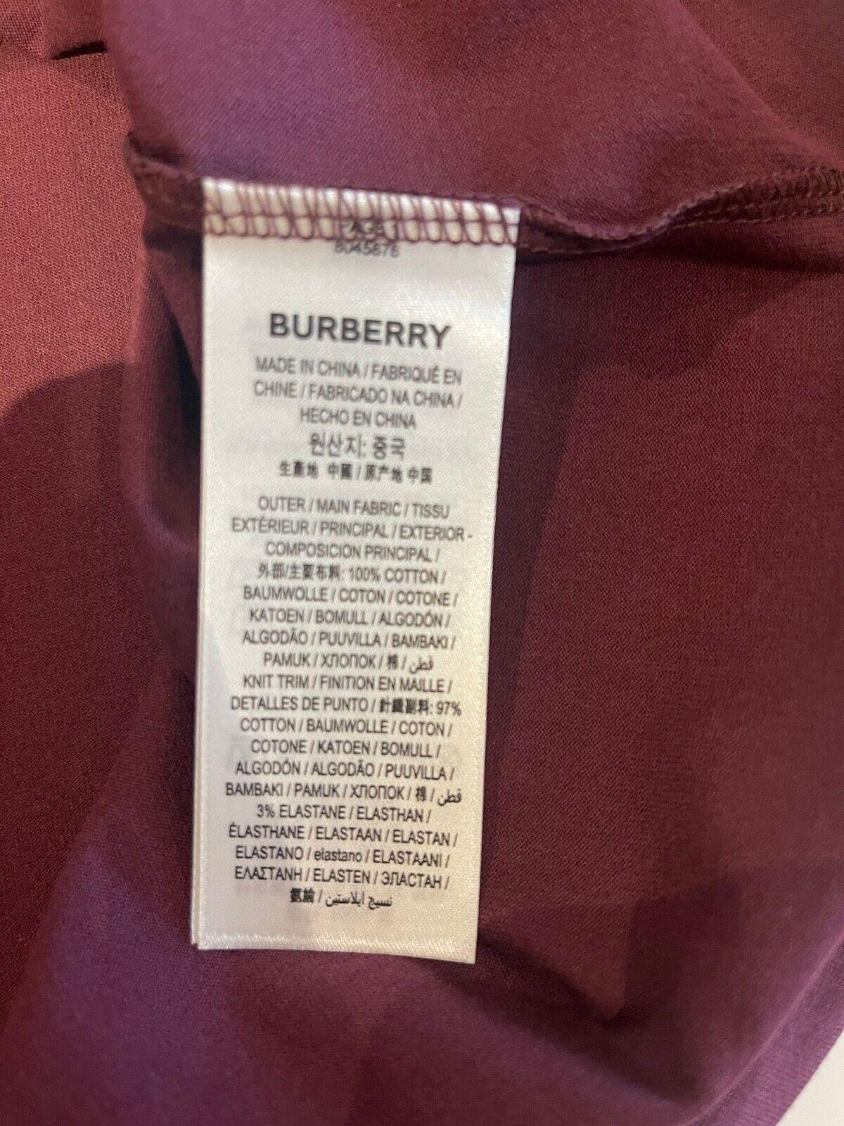 Burberry Burgundy TB Logo T-Shirt