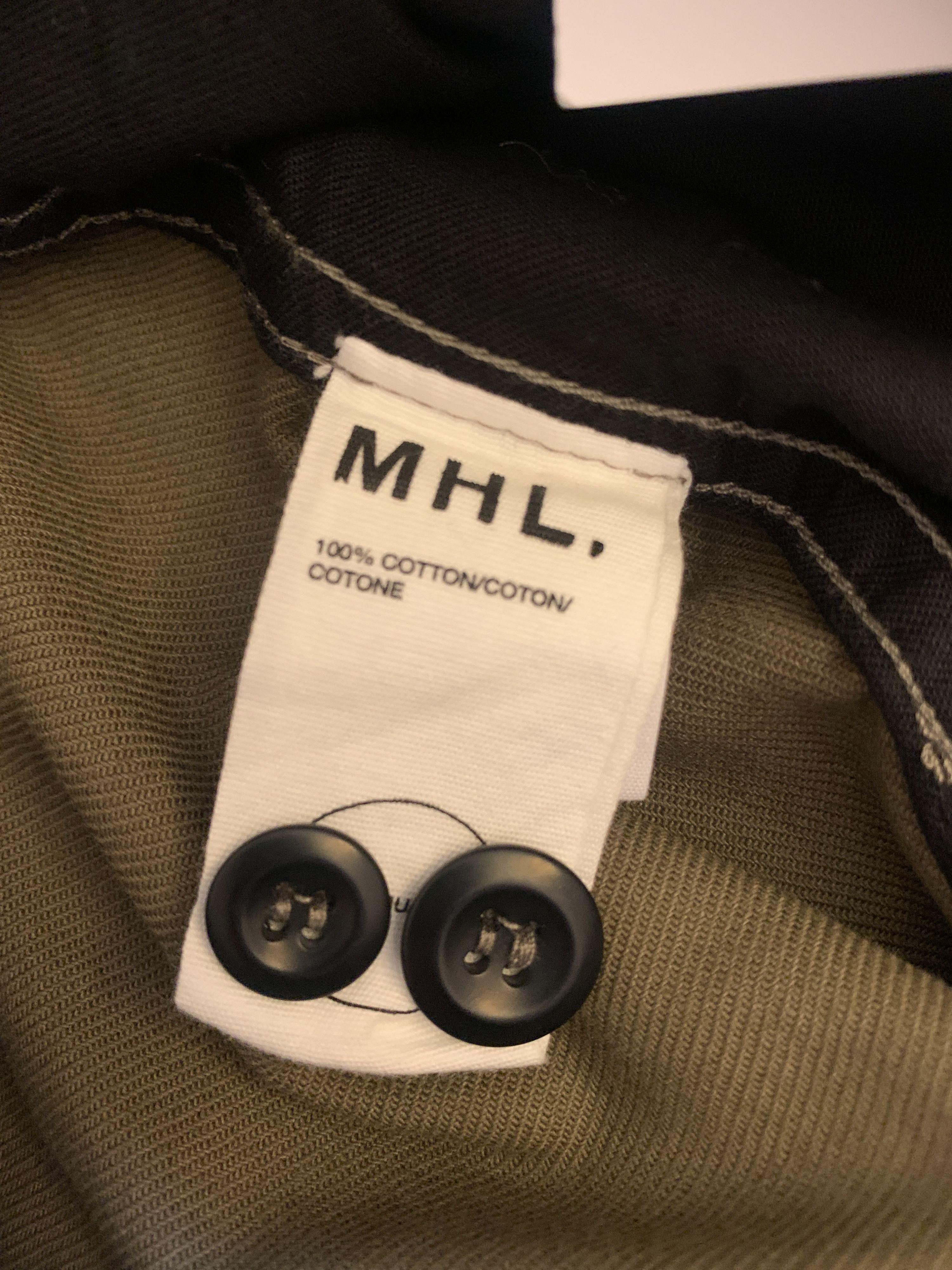 MHL Khaki Straight Leg Trousers