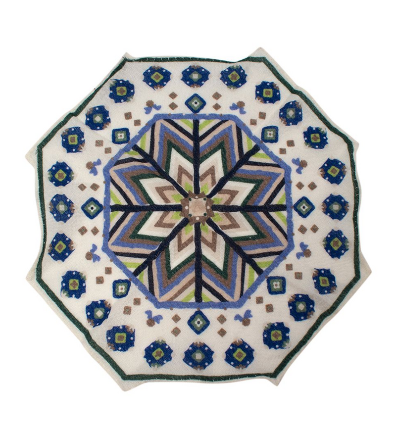 Geometric Wool Handkerchief
