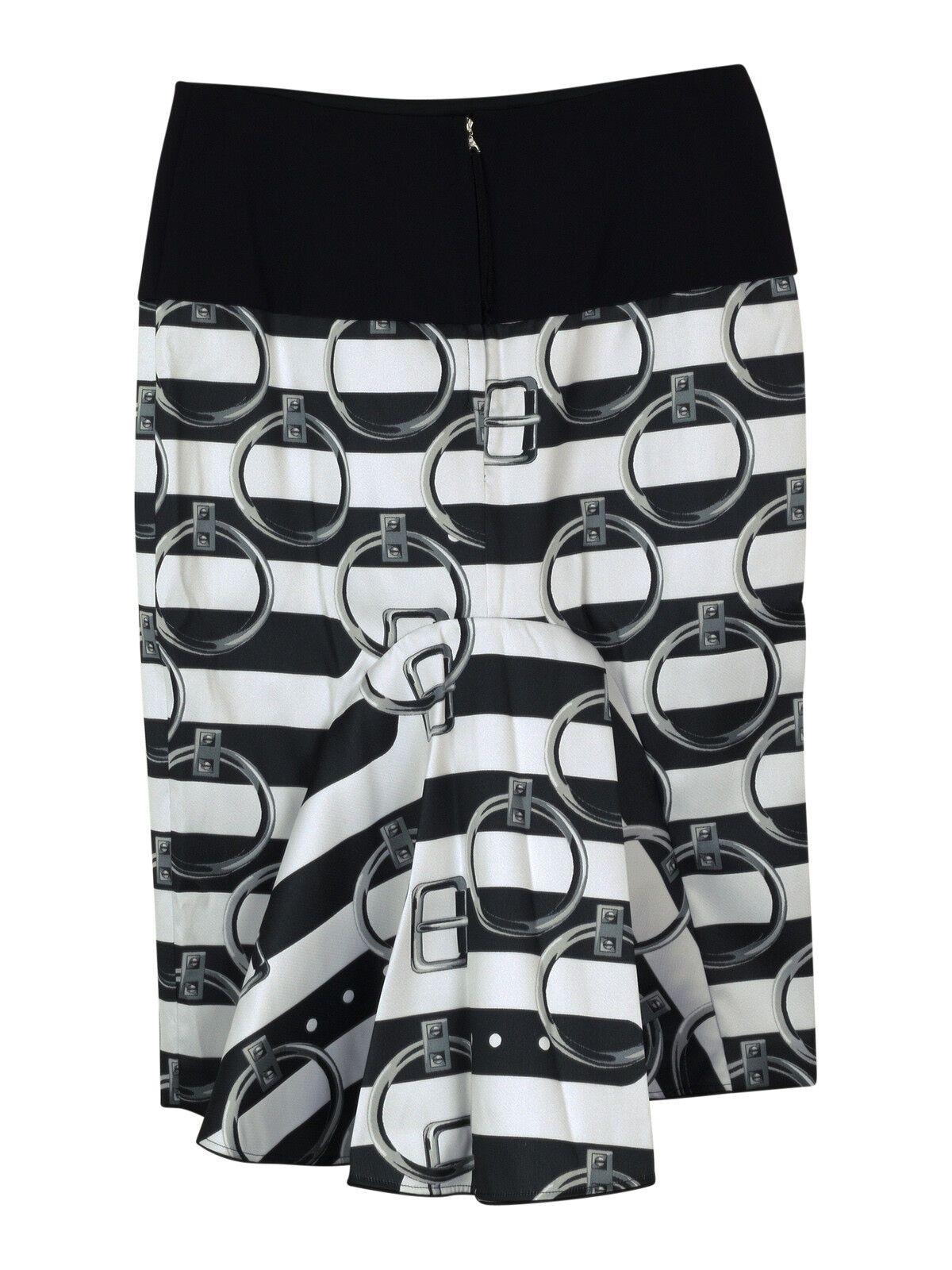 Giles handle print pencil skirt