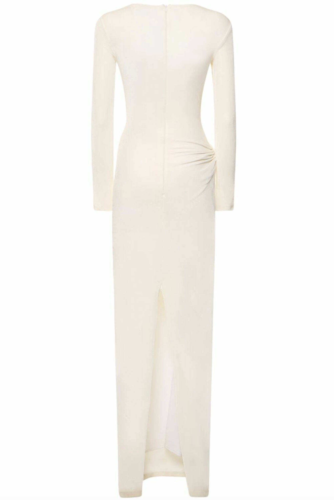 16arlington Nubria Draped Velvet Maxi Dress