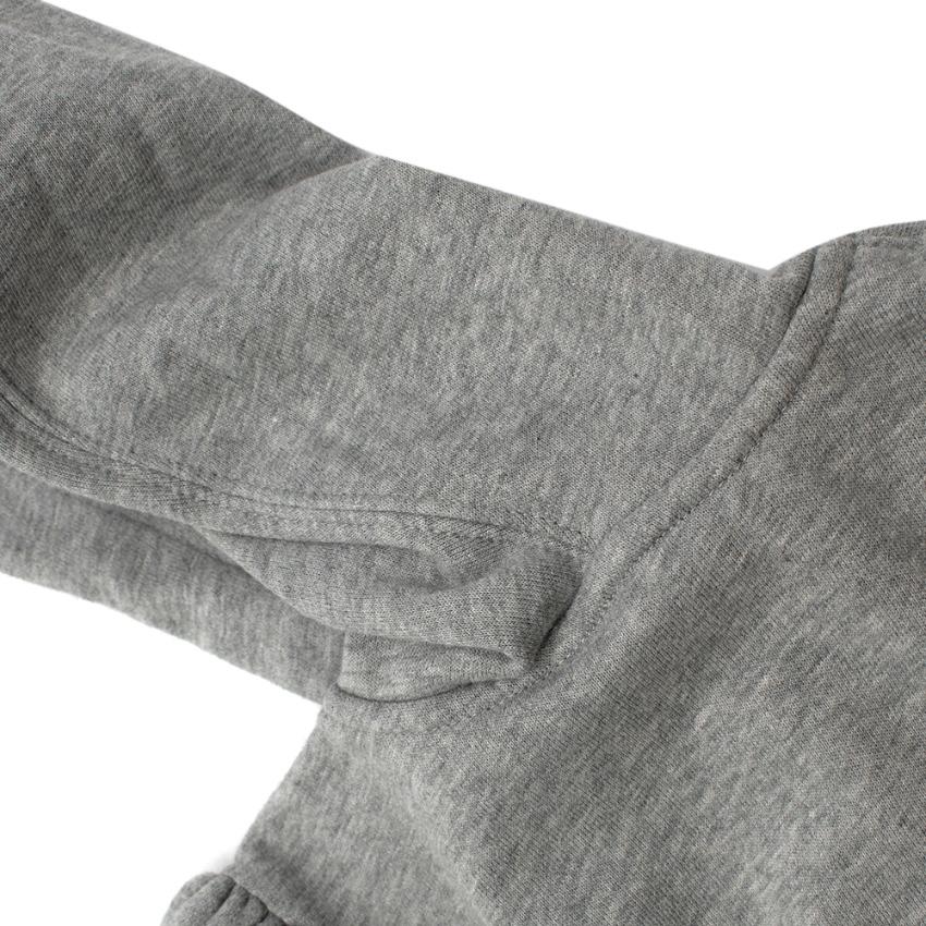 Polo Ralph Lauren Grey Cotton Pony Logo Hoodie