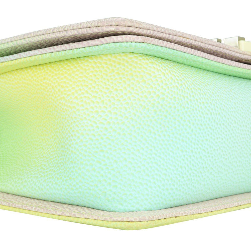 Chanel Rainbow Caviar Boy Bag
