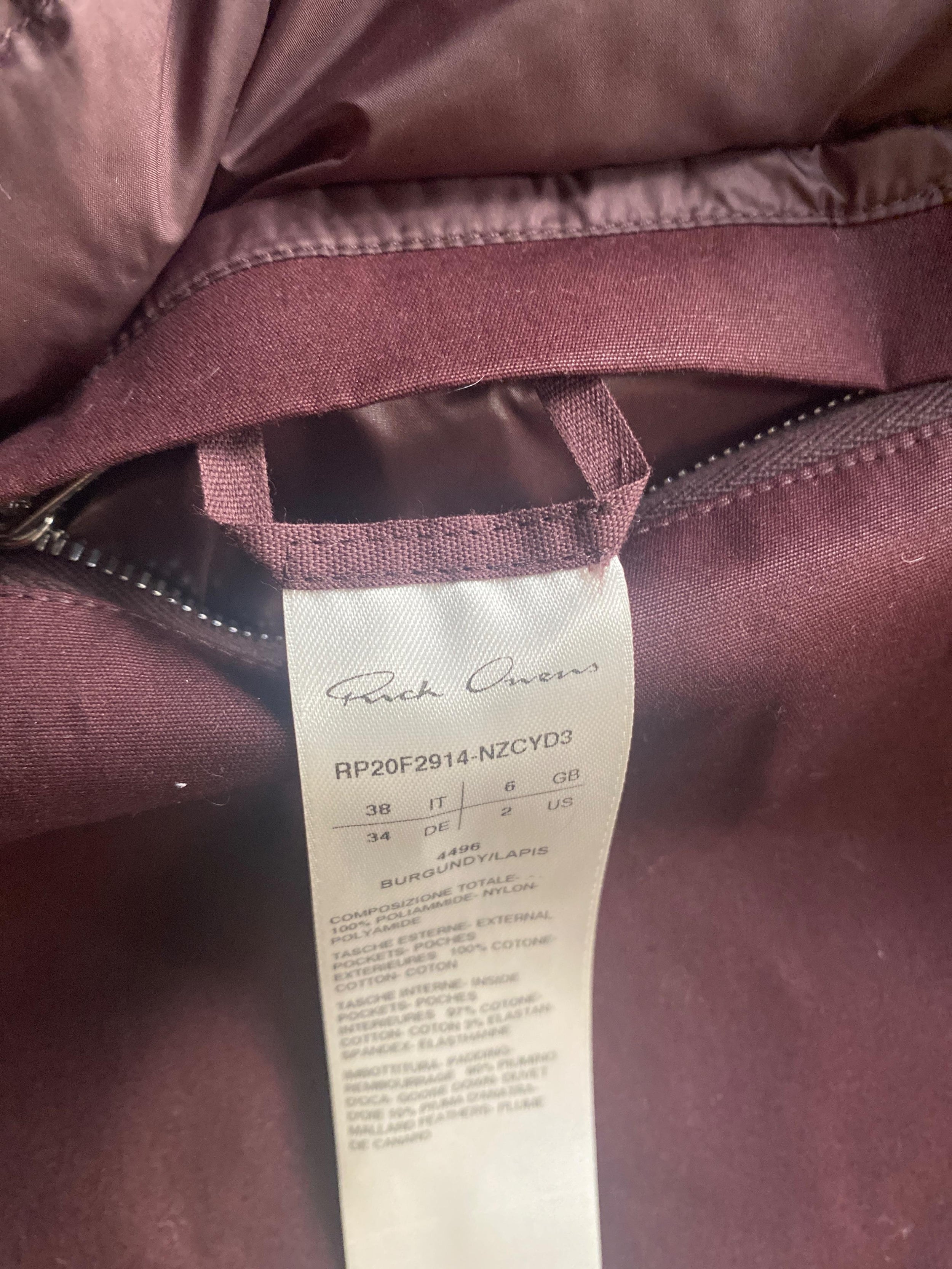 Rick Owens Brown Oversized Gilet