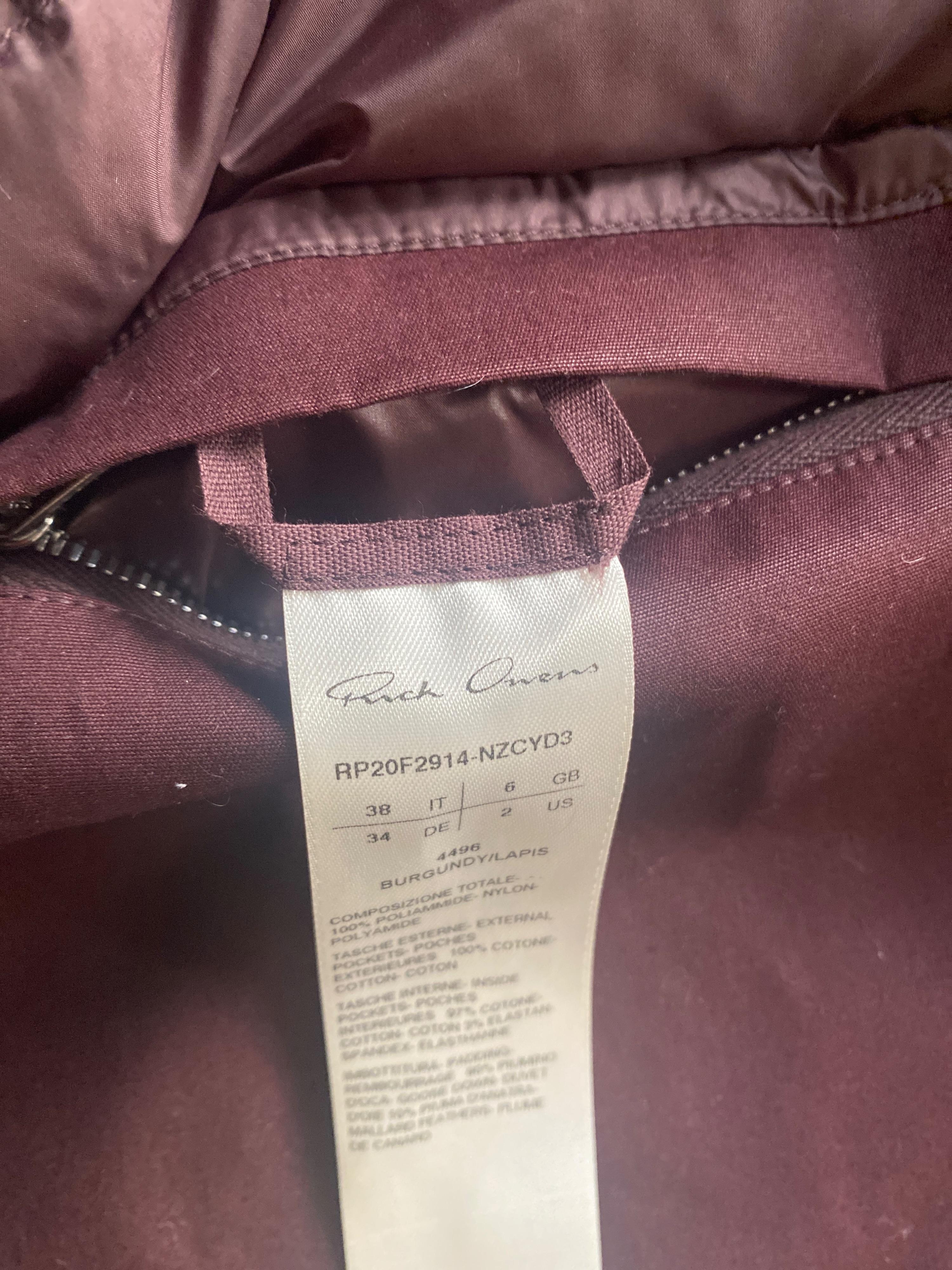 Rick Owens Brown Oversized Gilet