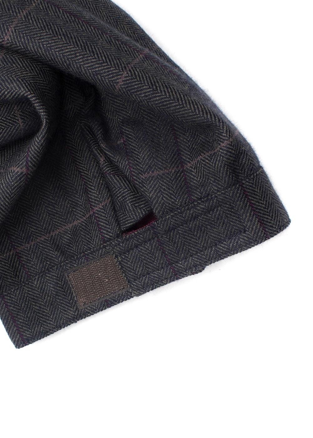 William and Son Grey Bransdale Herringbone Breeks
