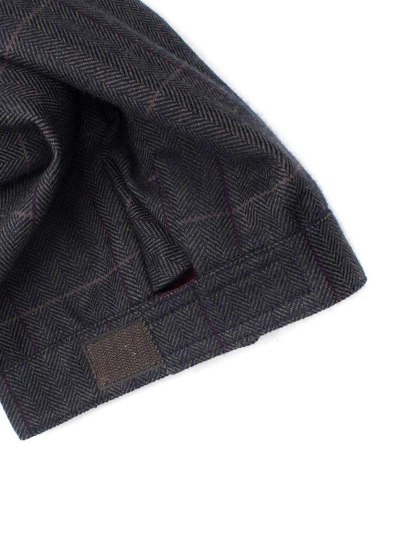 William and Son Grey Bransdale Herringbone Breeks