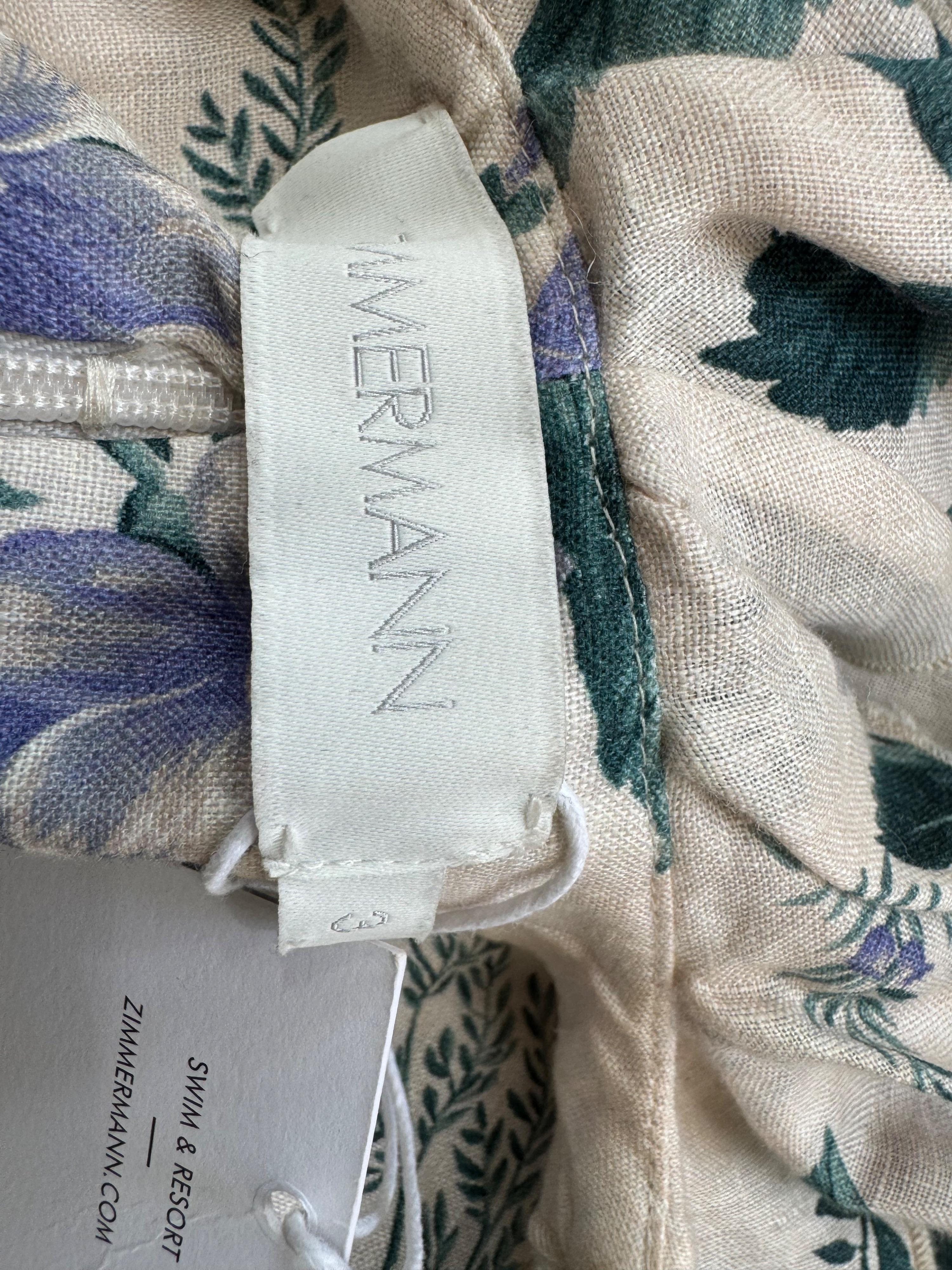 Zimmermann Floral Cassia Mini Dress