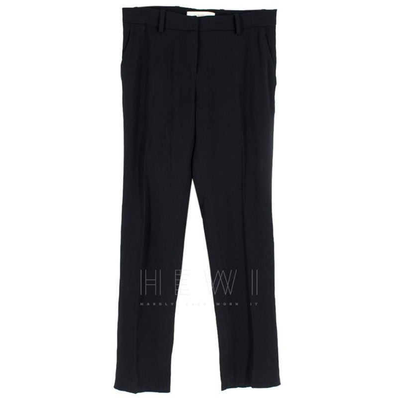 Vanessa Bruno Black Crepe Tailored Trousers