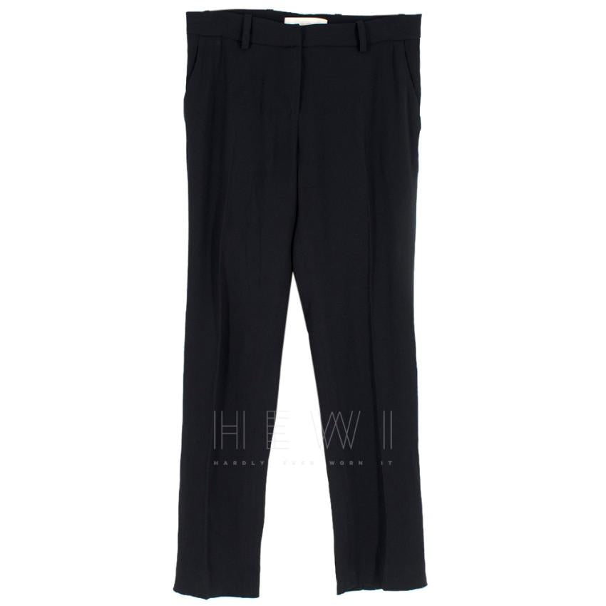 Vanessa Bruno Black Crepe Tailored Trousers
