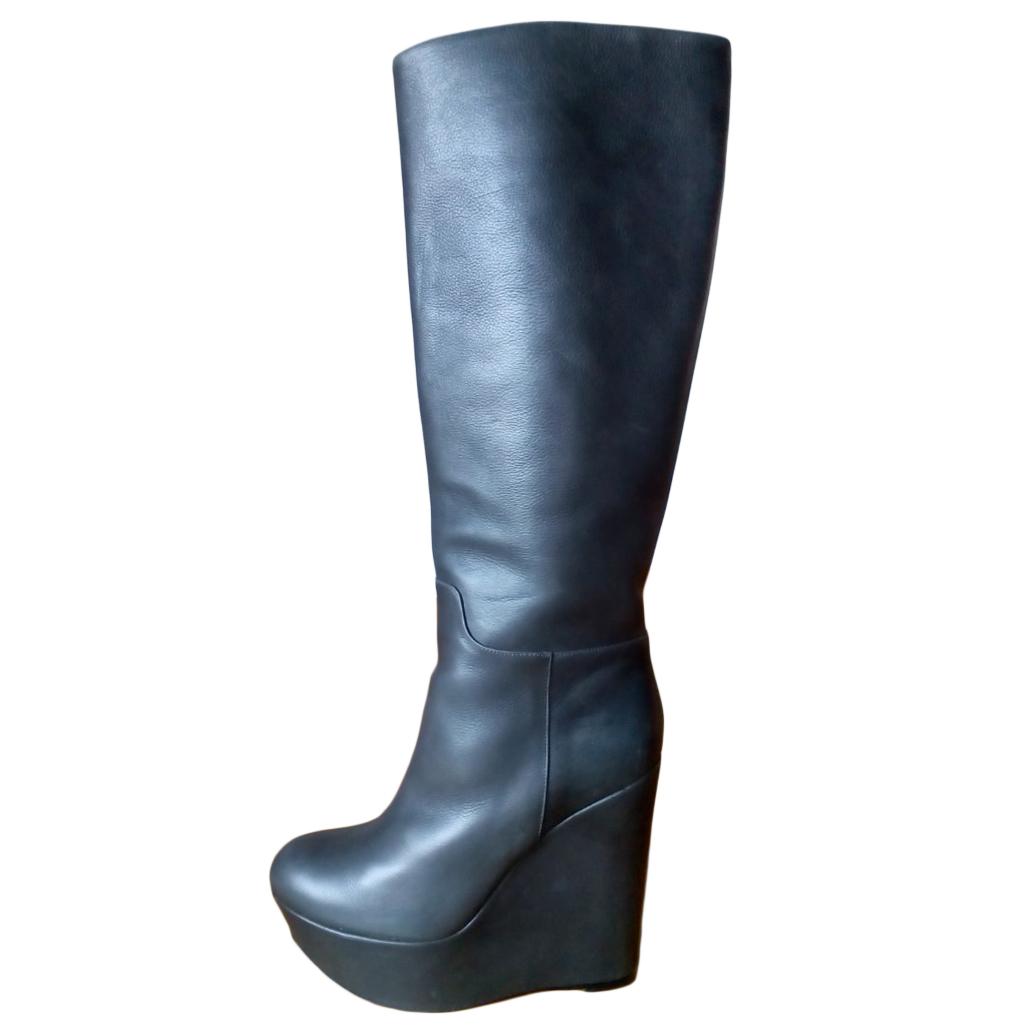 Dolce & Gabbana Tall Wedge Boots