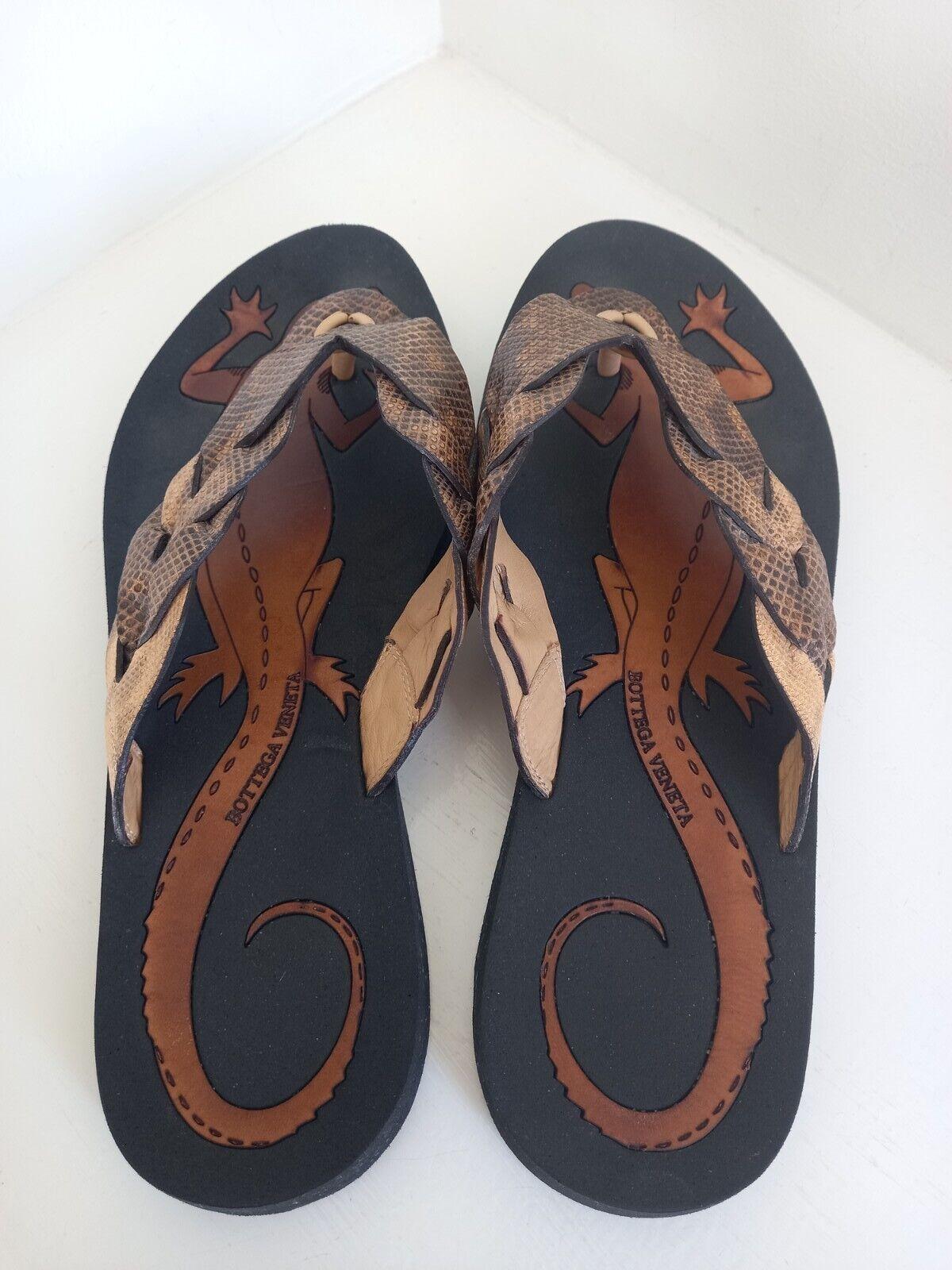 Karung Snakeskin Thong Sandals