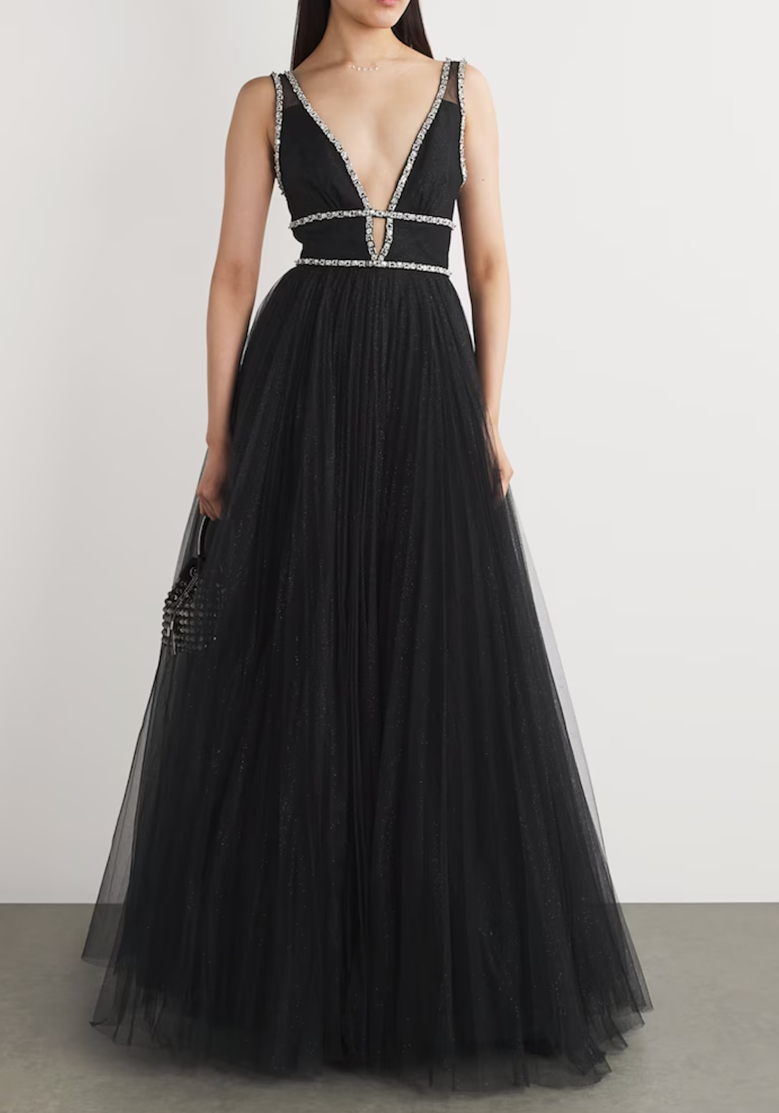 Jenny Packham Chiffon Embellished Cybele Gown