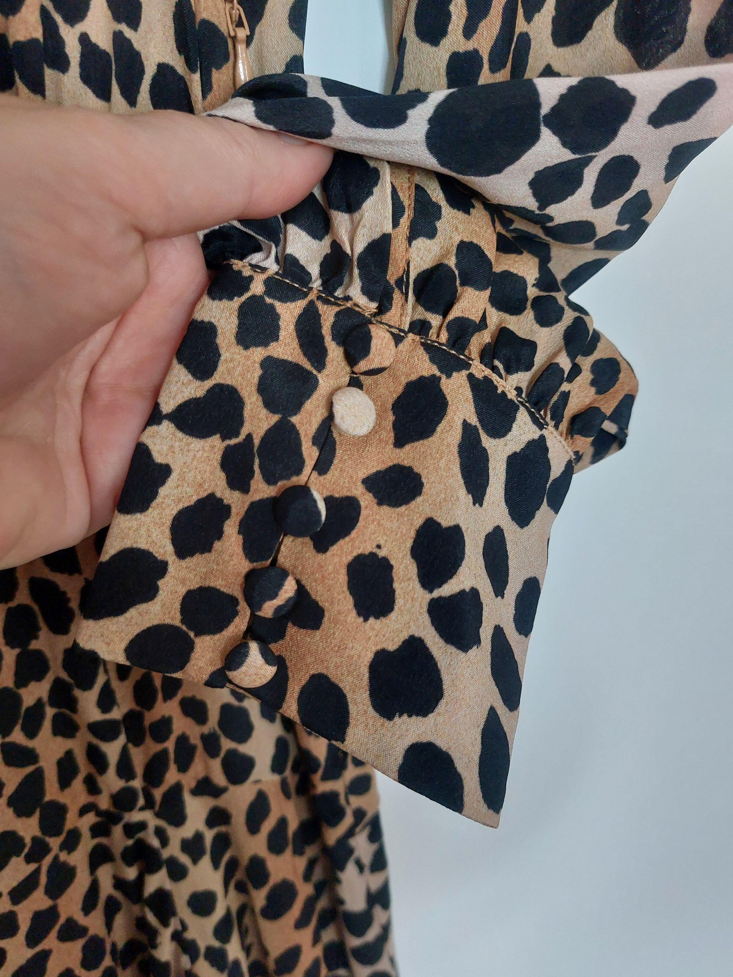 Rixo Leopard Print Elsa Dress
