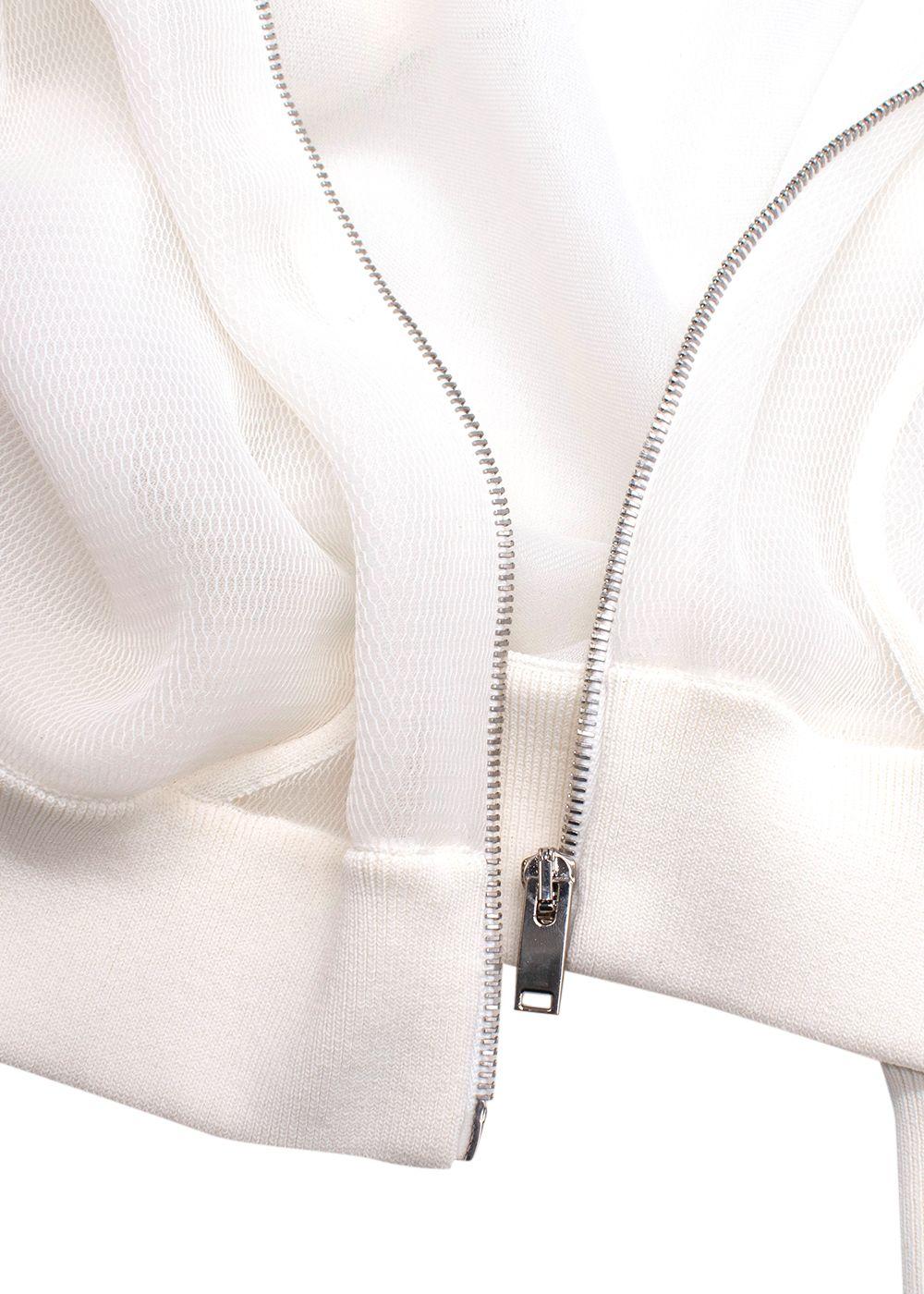 Stella McCartney Cream Netted Bomber Jacket