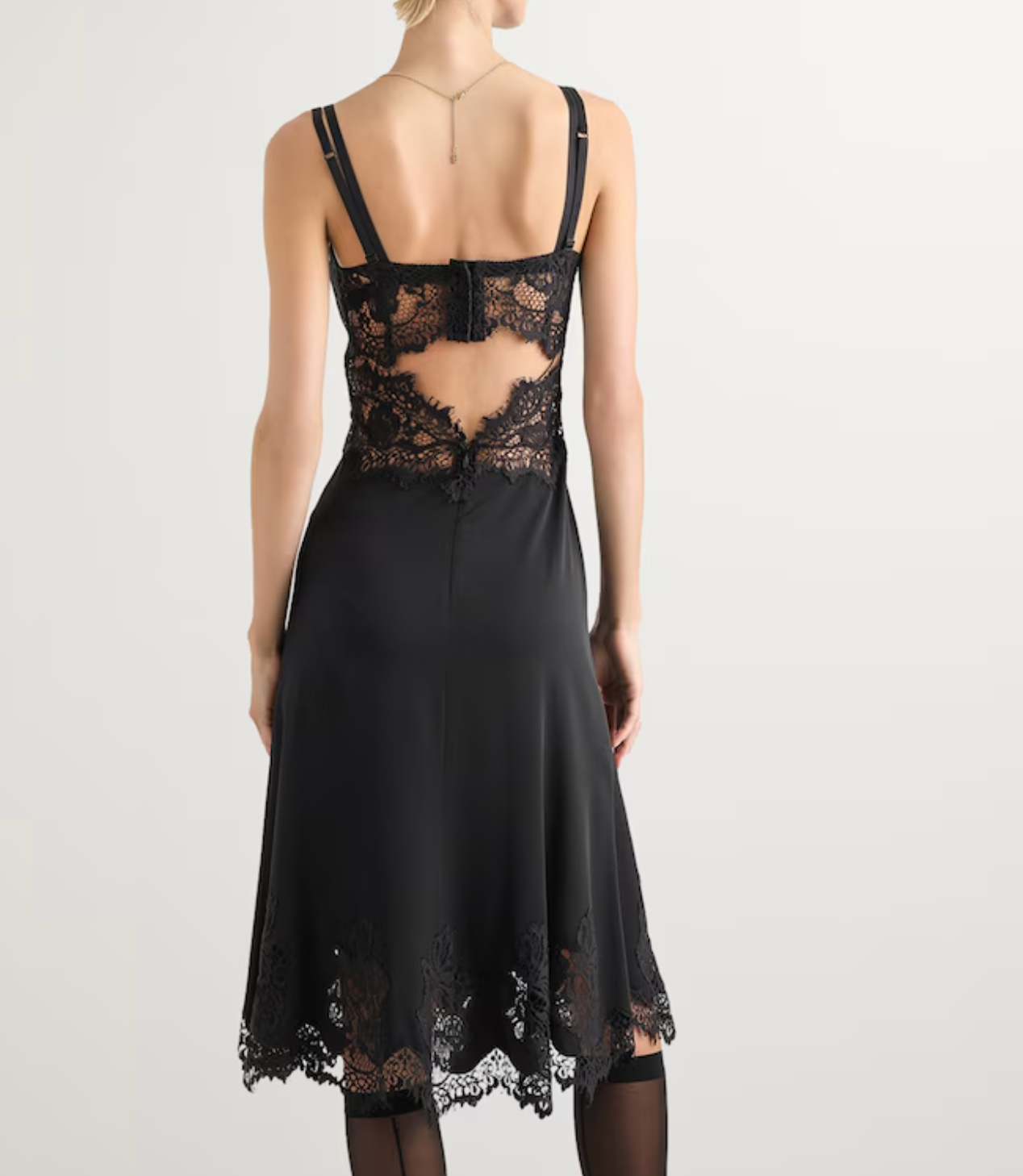 Dolce&Gabbana Silk-Blend Lace Midi Dress