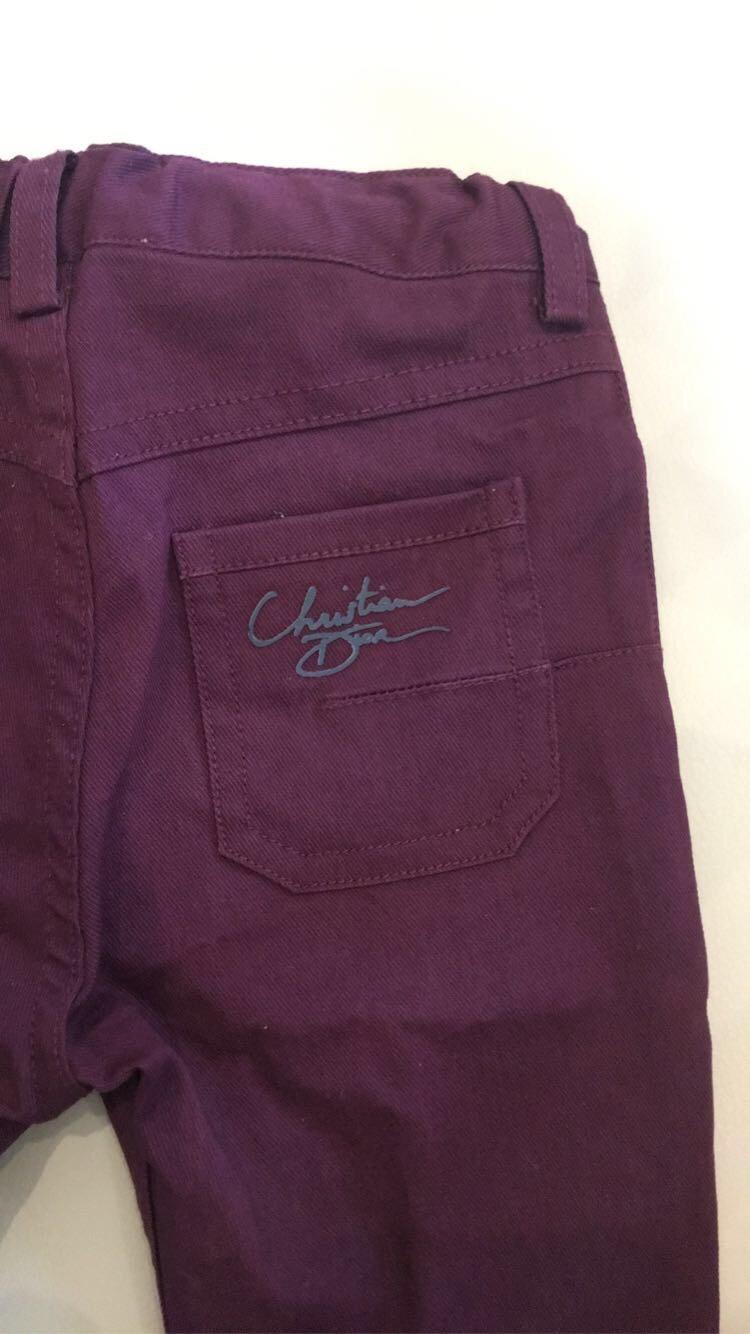Dior Baby burgundy pants 3-6 months