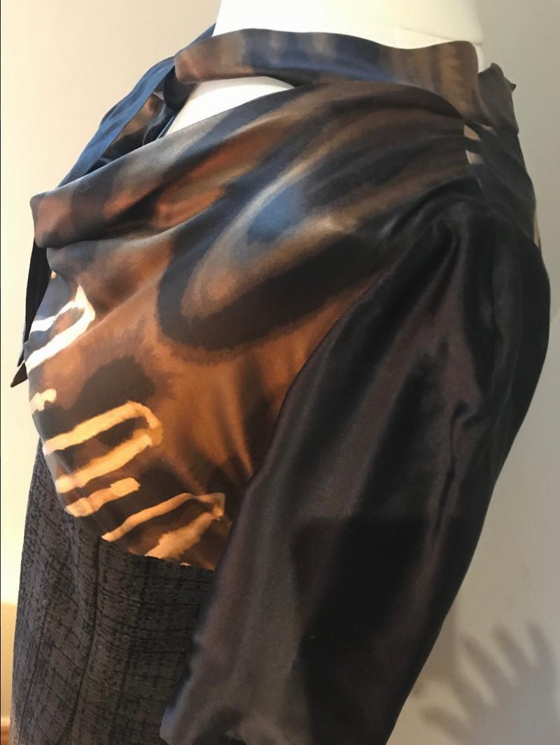 Max Mara Tweed & Silk Dress