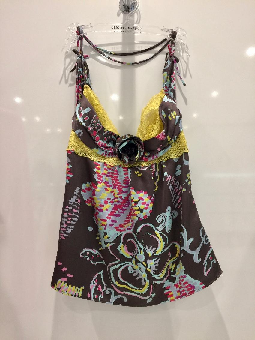 Ungaro Silk Rose Camisole Top