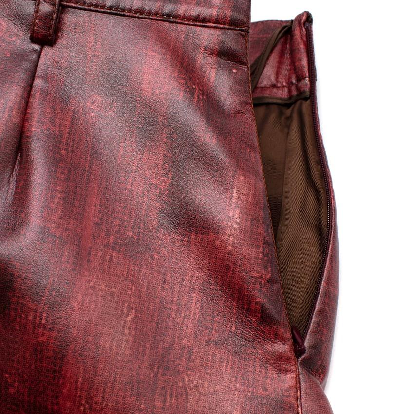 Prada Poster Girl-print Coated-cotton Midi Skirt