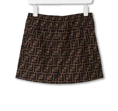 Kids 4Y FF motif skirt