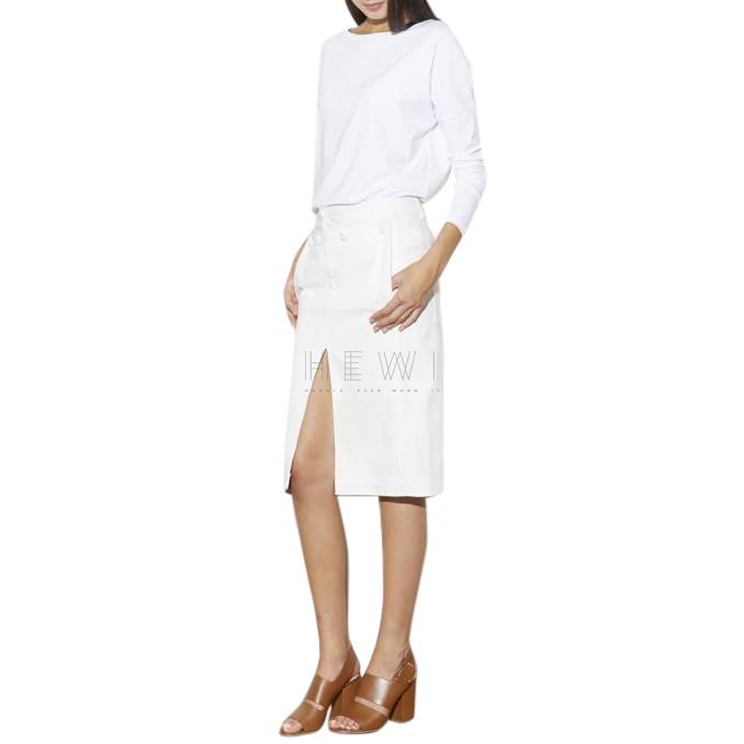 Acne Studios Ecru Drift Skirt