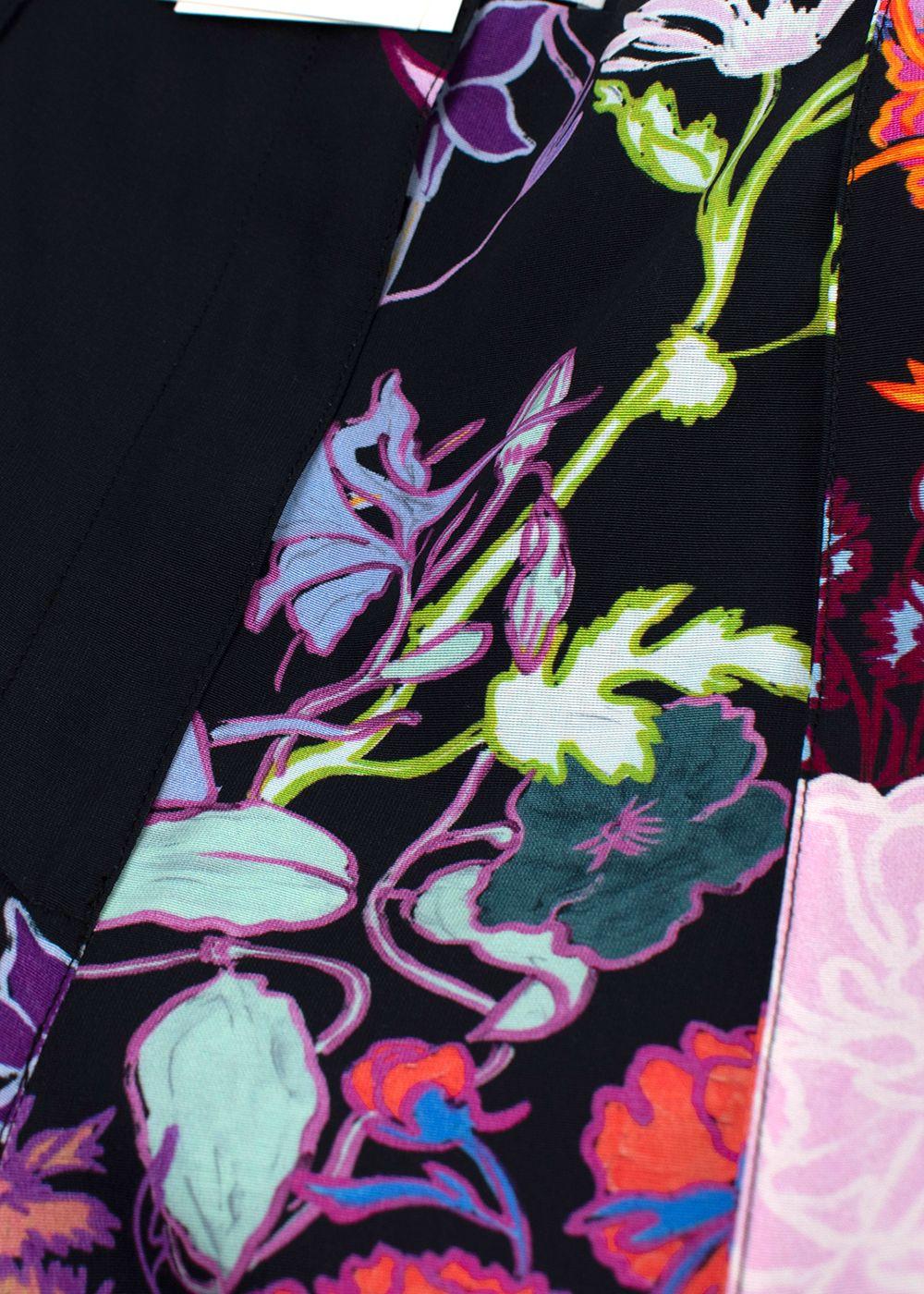 Borgo De Nor Morgan Taffeta Jardin Black Trousers