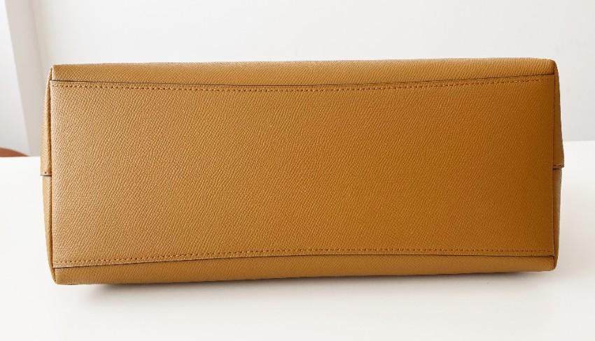 Coach caramel leather shoulder tote bag