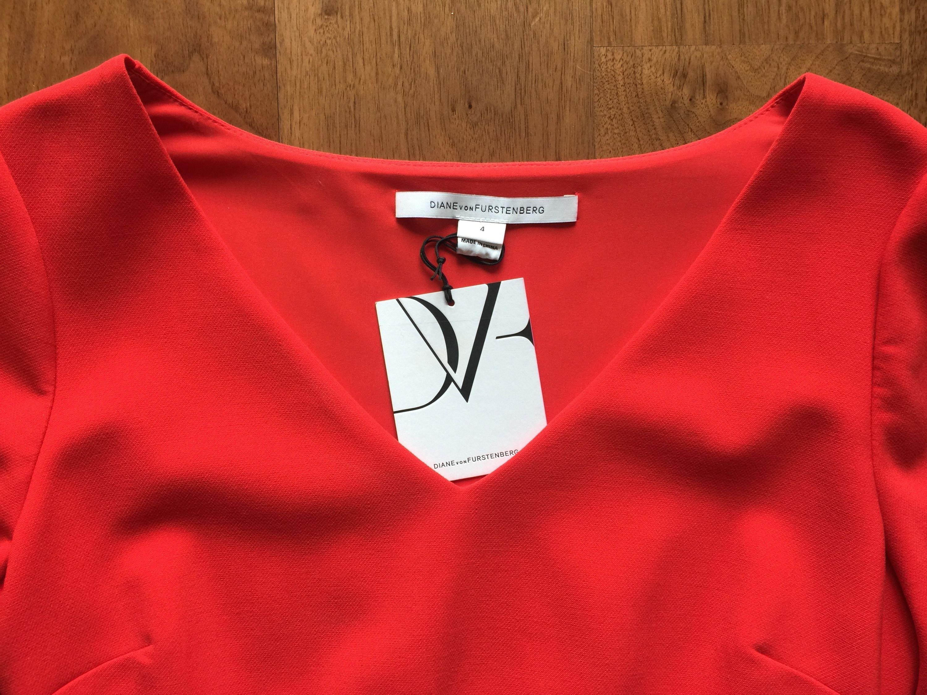 Red Bias Cut Bevin Dress
