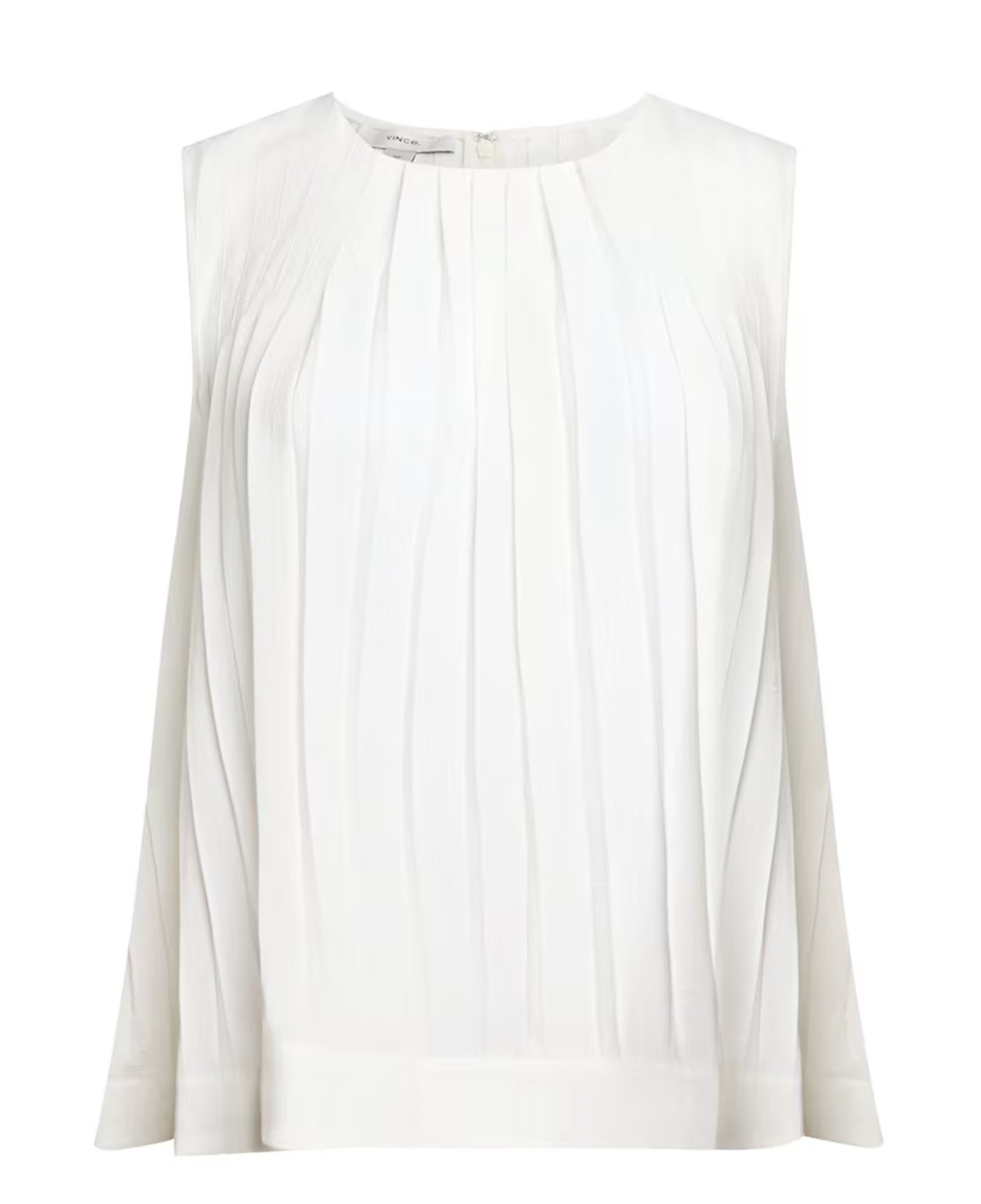 Vince Pleated Sleeveless Top