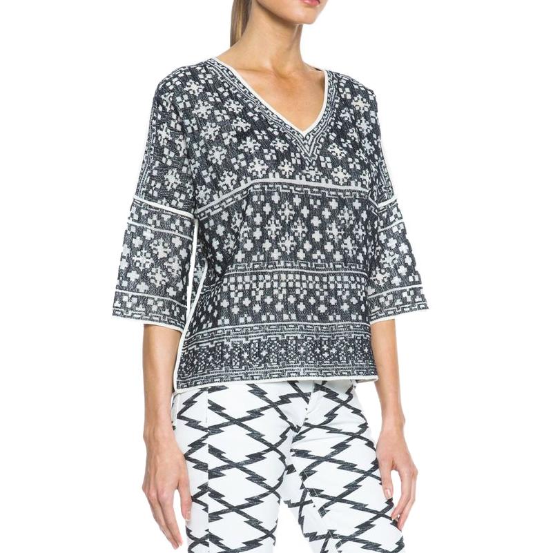 Isabel Marant Bela intarsia-knit top
