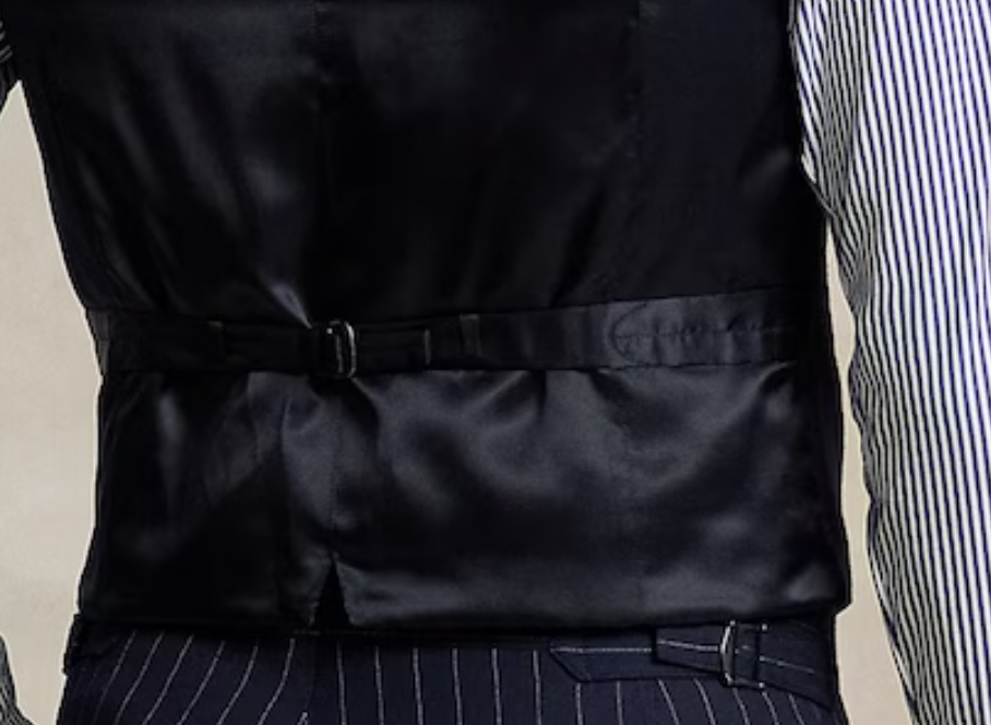 Polo Ralph Lauren Navy Pinstripe Waistcoat
